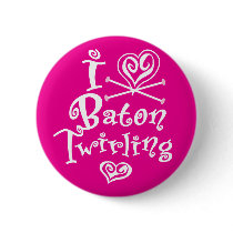 I Heart Baton Twirling buttons by DanceTwirlObsessions I Heart Baton Twirling buttons
