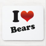 I Heart Bears Mouse Mat