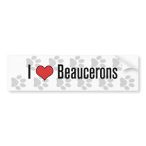 I (heart) Beaucerons Bumper Stickers