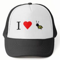 I heart bees hats