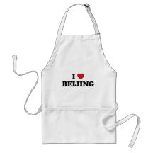 I Heart Beijing China Apron