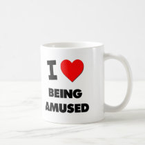I Heart Being Amused Mug