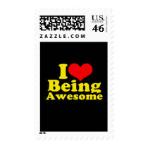 I Heart Being Awesome Postage Stamp