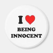I Heart Being Innocent Magnet