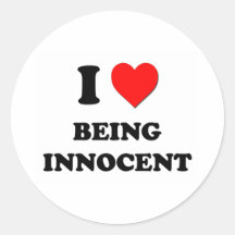 I Heart Being Innocent Sticker