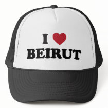I Heart Beirut Lebanon Hats