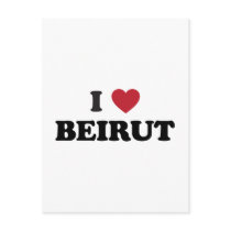 I Heart Beirut Lebanon Postcard