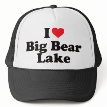 I Heart Big Bear Lake hats