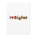 I heart Bigfoot! Post Cards