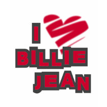I heart Billie Jean Love t-shirts