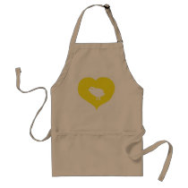I Heart Birds Apron by SaraMonster I Heart Birds Apron