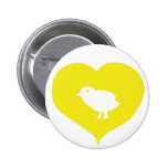 I Heart Birds Pin buttons