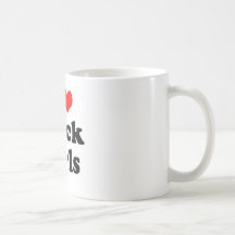 I Heart Black Girls Mug