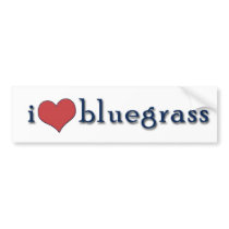 i heart bluegrass bumper stickers by sarnew i heart bluegrass bumper stickers