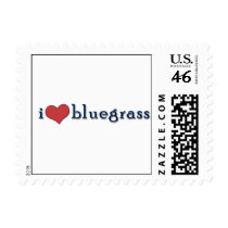 i heart bluegrass stamp