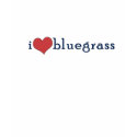 i heart bluegrass t-shirts