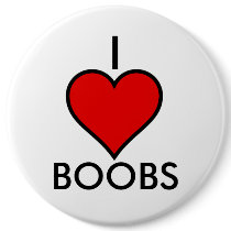 i heart boobs pins