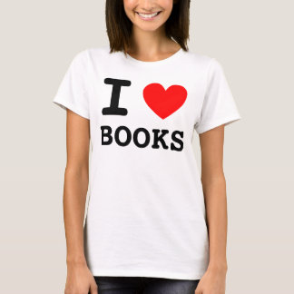 i love books tshirt