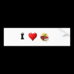 I heart Bookworms bumper stickers