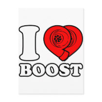 I Heart Boost Post Cards