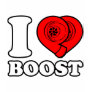 I Heart Boost Tee Shirt