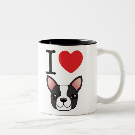 I Heart Boston Terriers Coffee Mug