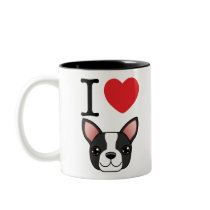 I Heart Boston Terriers Coffee Mug