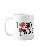 I Heart Box Wine4 Mugs