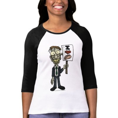 I Heart Brains Shirt 3 by wislander