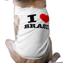 I Heart Brasil pet clothing by coisa_nossa I Heart Brasil pet clothing