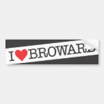 I heart Broward county florida Bumper Sticker