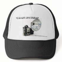 *I heart Brownies* Hawkeye Camera Trucker Cap hats by TheCollectorDetector *I heart Brownies* Hawkeye Camera Trucker Cap hats