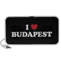I Heart Budapest Hungary Portable Speaker