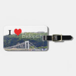 I heart Budapest Travel Bag Tag