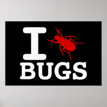 I heart Bugs Print