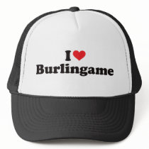 I Heart Burlingame hats