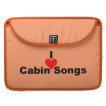 I Heart Cabin Songs (Bluegrass) Sleeve For Macbooks