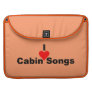 I Heart Cabin Songs (Bluegrass) Sleeve For Macbooks