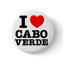 I Heart Cabo Verde Pin
