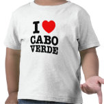I Heart Cabo Verde t-shirts