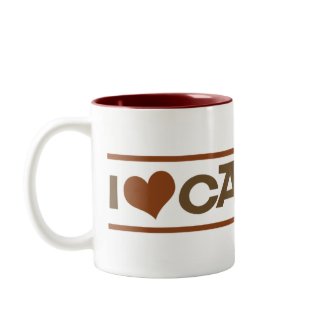 I Heart Caffeine Coffee Mug mug