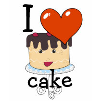I Heart Cake I Love Cake t-shirts