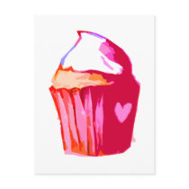 i heart cake Postcard