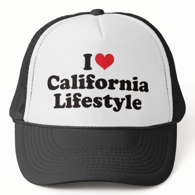 I Heart California Lifestyle Trucker Hats by spotees