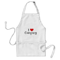 I Heart Camping aprons by doodles_designs I Heart Camping aprons