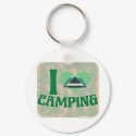 I Heart Camping keychains by Anotherfort I Heart Camping keychains