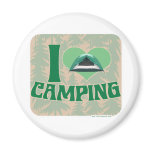 I Heart Camping Fridge Magnets