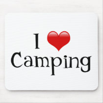 I Heart Camping mousepads by doodles_designs I Heart Camping mousepads