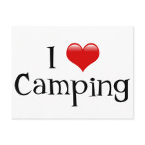 I Heart Camping postcards by doodles_designs I Heart Camping postcards