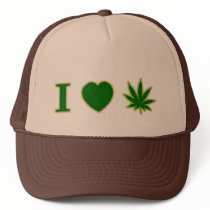 I Heart Cannabis hats